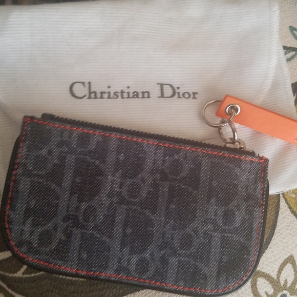 ❤❤❤CHRISTIAN DIOR FLIGHT Coin/Key Holder - Picture 3 of 7
